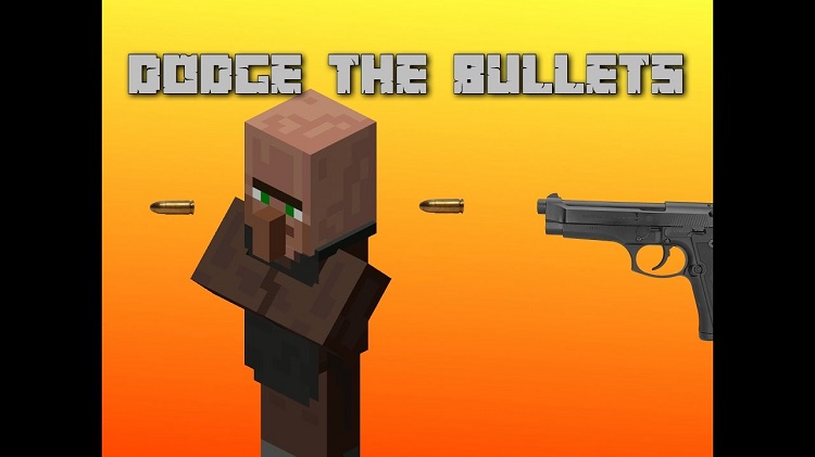 Dodge the Bullets Map for Minecraft Logo